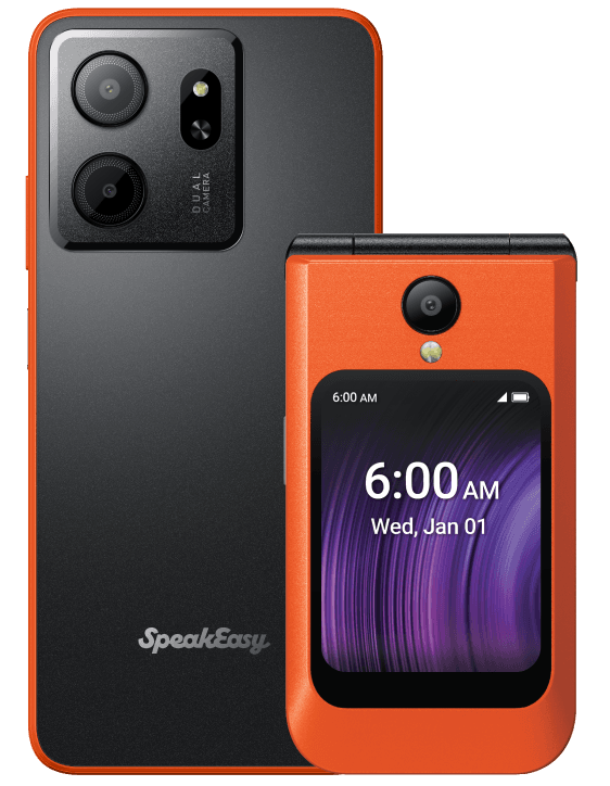 Flip or smartphone? Easy to use and easy on the eyes.